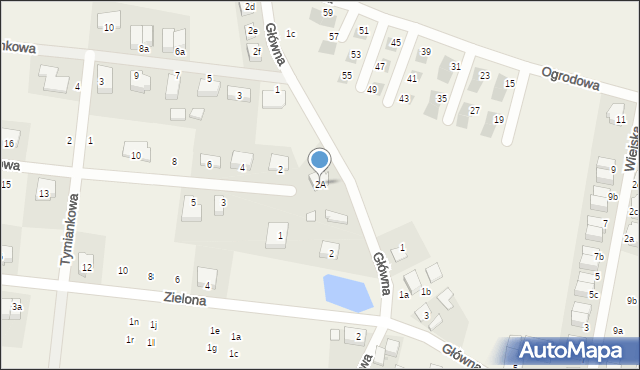 Wojnowice, Główna, 2A, mapa Wojnowice