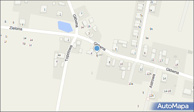 Wojnowice, Główna, 6, mapa Wojnowice