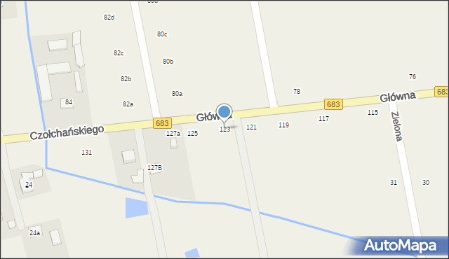 Wola Prażmowska, Główna, 123, mapa Wola Prażmowska