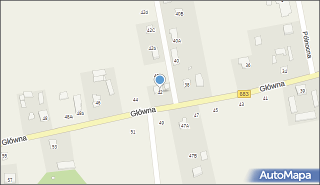 Wola Prażmowska, Główna, 42, mapa Wola Prażmowska