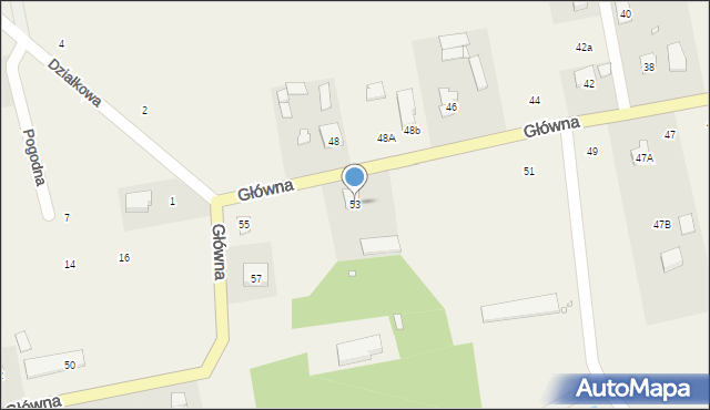 Wola Prażmowska, Główna, 53, mapa Wola Prażmowska