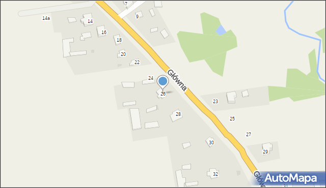 Wola Zambrowska, Główna, 26, mapa Wola Zambrowska