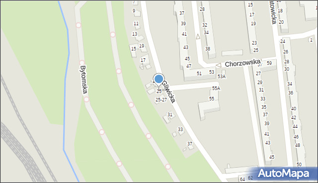 Wrocław, Gliwicka, 25, mapa Wrocławia