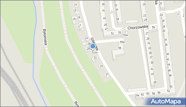 Wrocław, Gliwicka, 29, mapa Wrocławia