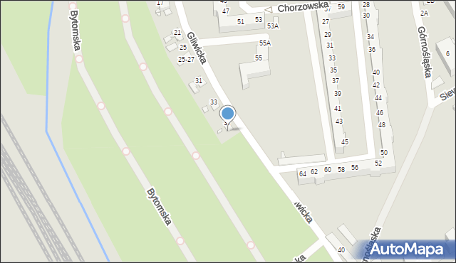 Wrocław, Gliwicka, 37-39, mapa Wrocławia