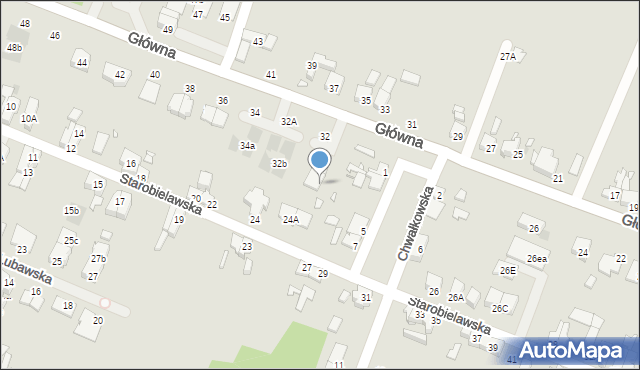 Wrocław, Główna, 32ac, mapa Wrocławia