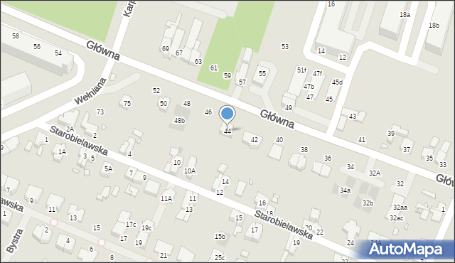 Wrocław, Główna, 44, mapa Wrocławia