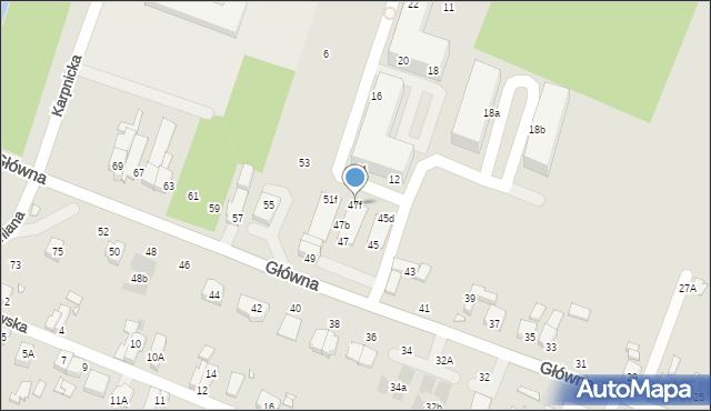 Wrocław, Główna, 47f, mapa Wrocławia
