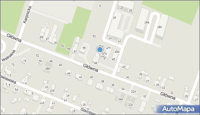 Wrocław, Główna, 49d, mapa Wrocławia