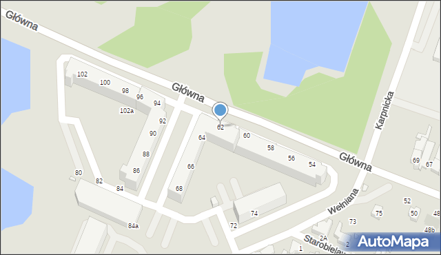 Wrocław, Główna, 62, mapa Wrocławia