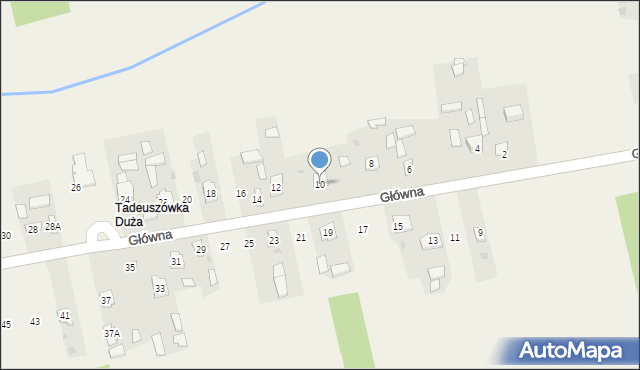 Wymysłów, Główna, 10, mapa Wymysłów