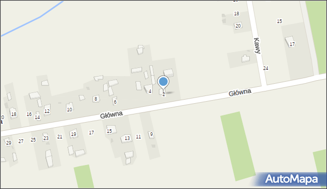 Wymysłów, Główna, 2, mapa Wymysłów