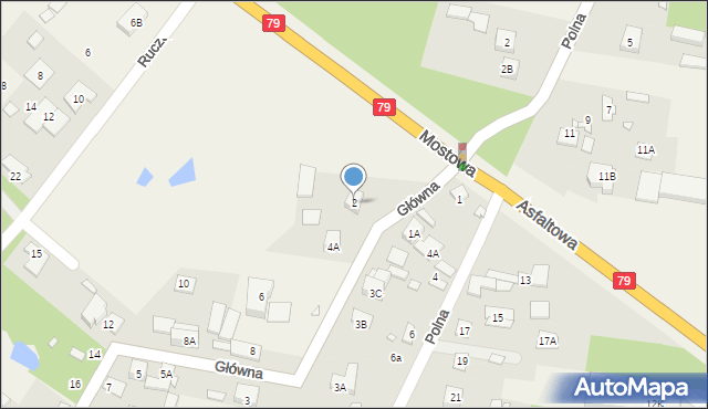 Żabieniec, Główna, 2, mapa Żabieniec