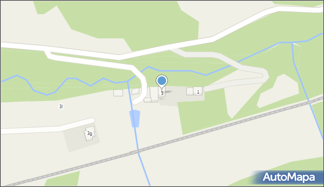 Zagórze Śląskie, Główna, 3, mapa Zagórze Śląskie