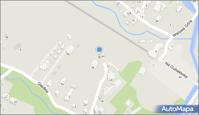 Zakopane, Gładkie, 3b, mapa Zakopanego
