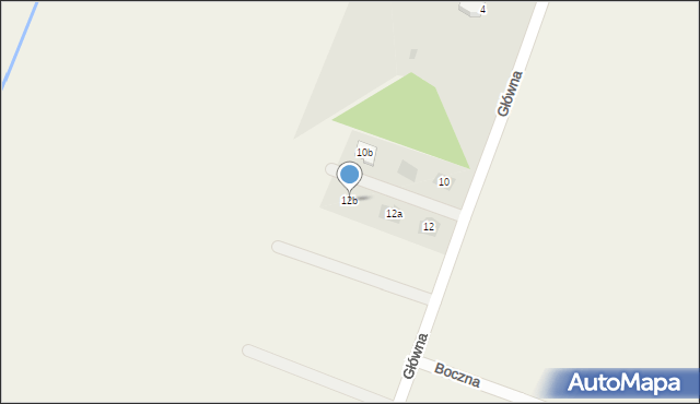 Zakrzyce, Główna, 12b, mapa Zakrzyce