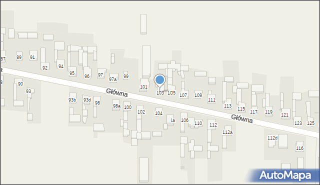 Zendek, Główna, 103, mapa Zendek