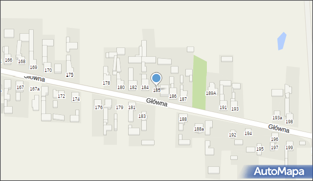 Zendek, Główna, 185, mapa Zendek