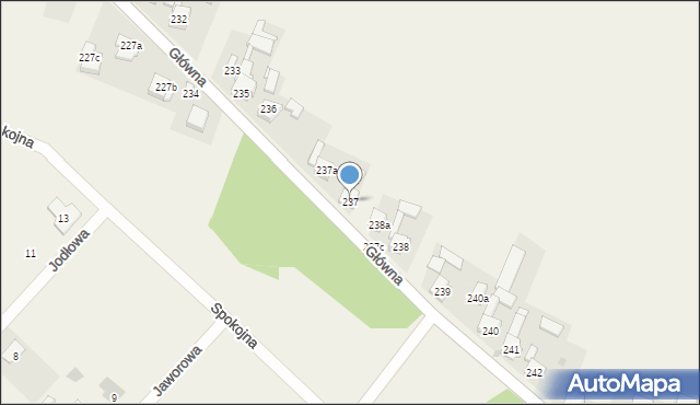 Zendek, Główna, 237, mapa Zendek