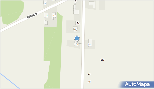 Zendek, Główna, 7d, mapa Zendek