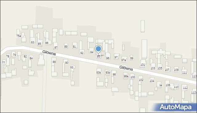 Zendek, Główna, 95, mapa Zendek