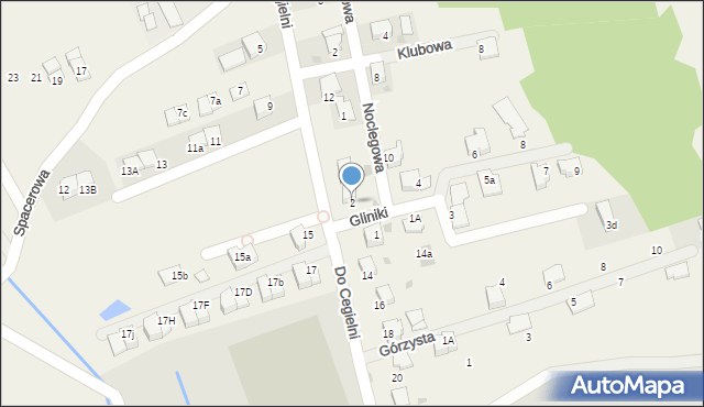 Zielonki, Gliniki, 2, mapa Zielonki