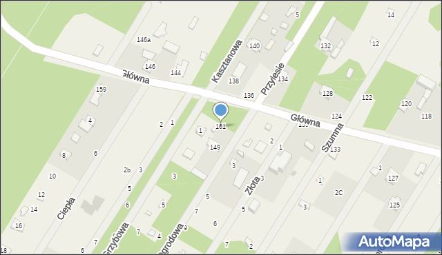 Zofiówka, Główna, 161, mapa Zofiówka