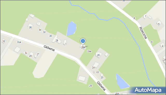 Zofiówka, Główna, 28A, mapa Zofiówka