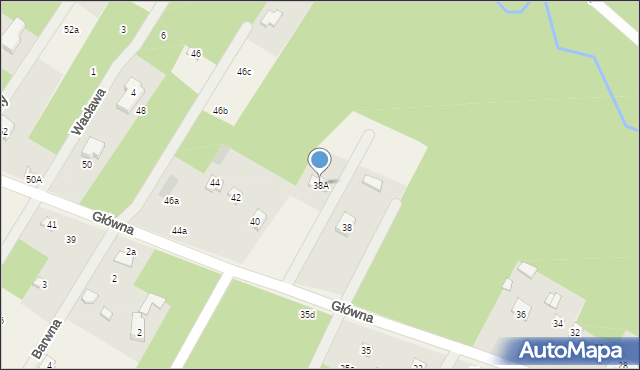 Zofiówka, Główna, 38A, mapa Zofiówka