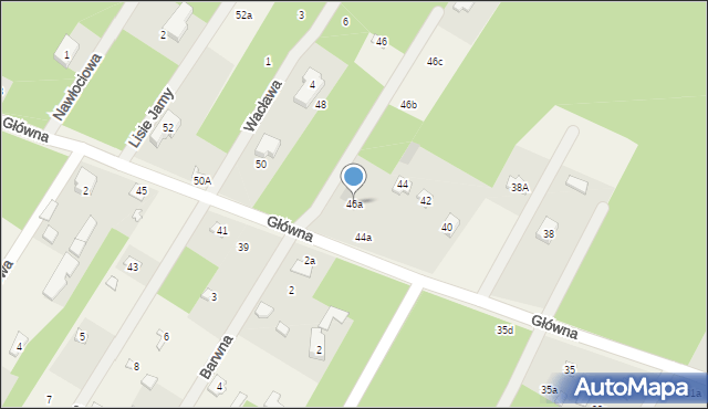 Zofiówka, Główna, 46a, mapa Zofiówka