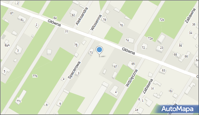 Zofiówka, Główna, 71, mapa Zofiówka
