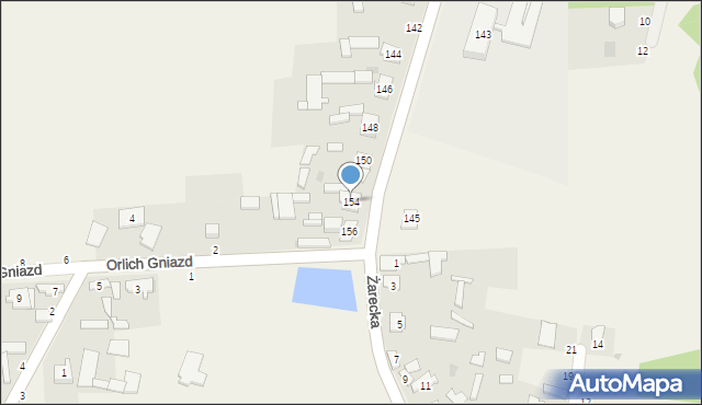Zrębice, Główna, 154, mapa Zrębice