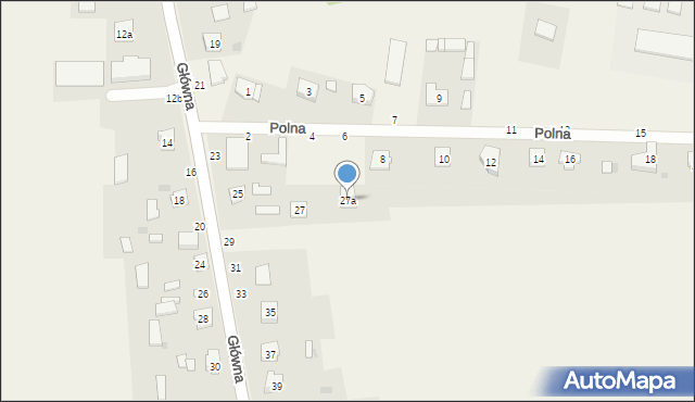 Zrębice, Główna, 27a, mapa Zrębice