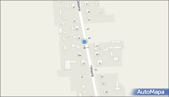 Zrębice, Główna, 38, mapa Zrębice