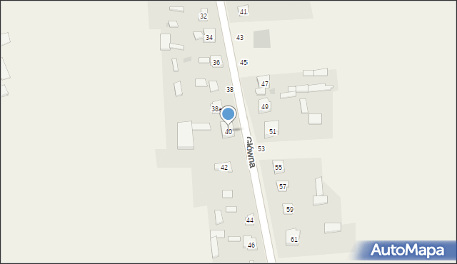 Zrębice, Główna, 40, mapa Zrębice