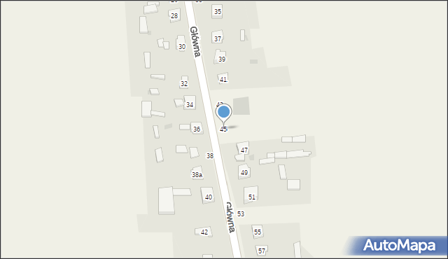 Zrębice, Główna, 45, mapa Zrębice