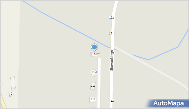 Żychlin, Głowackiego Bartosza, 11n, mapa Żychlin