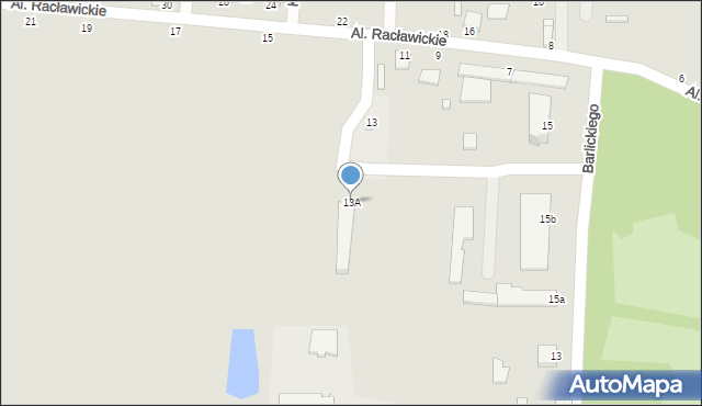 Żychlin, Głowackiego Bartosza, 13A, mapa Żychlin