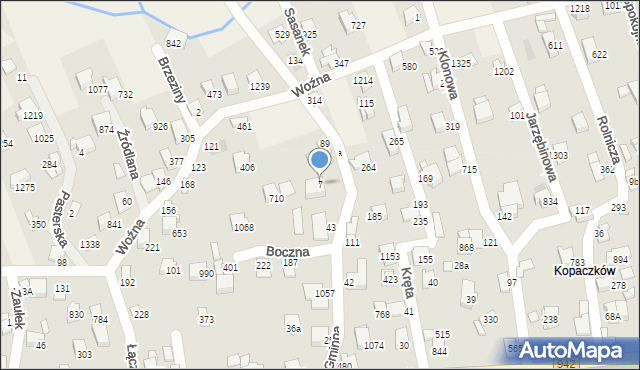 Buczkowice, Gminna, 7, mapa Buczkowice