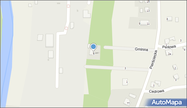 Kiczyce, Gminna, 5, mapa Kiczyce