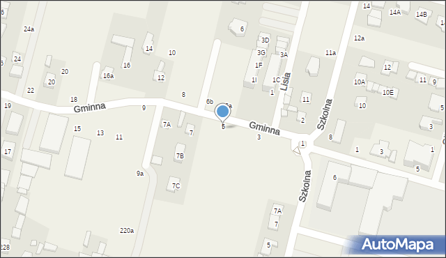 Lesznowola, Gminna, 5, mapa Lesznowola