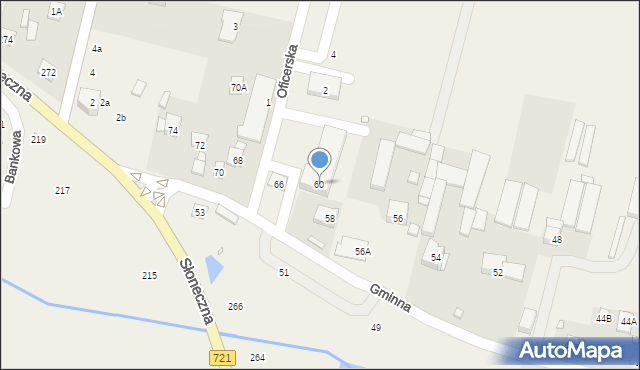 Lesznowola, Gminna, 60, mapa Lesznowola