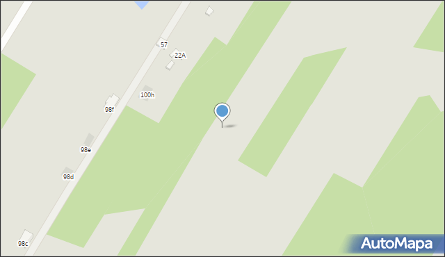 Łódź, Gminna, 71e, mapa Łodzi