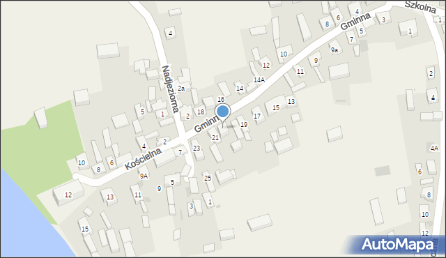 Łowyń, Gminna, 21A, mapa Łowyń