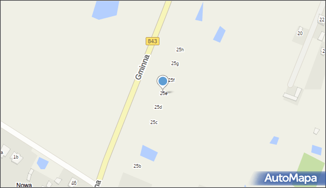 Pokrówka, Gminna, 25e, mapa Pokrówka