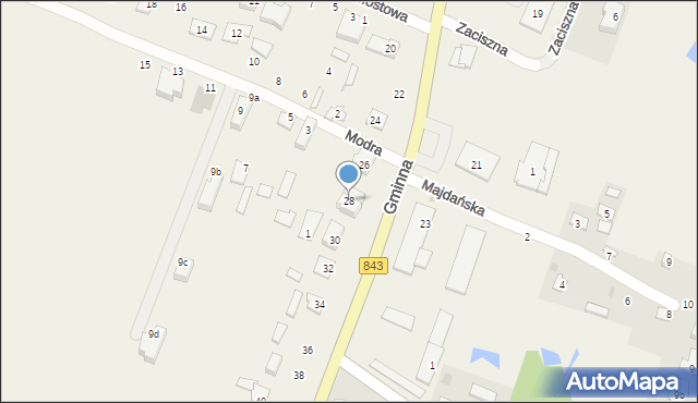 Pokrówka, Gminna, 28, mapa Pokrówka