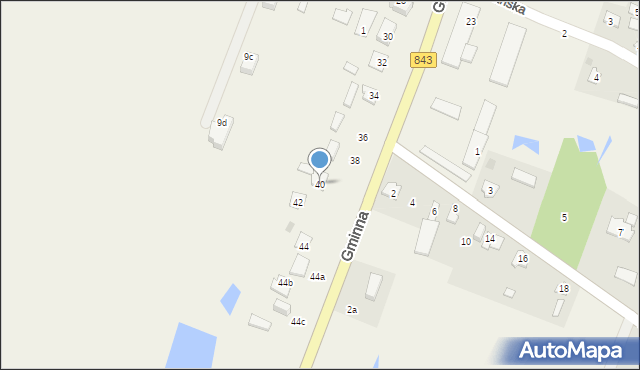 Pokrówka, Gminna, 40, mapa Pokrówka