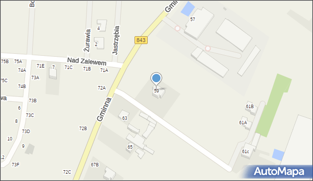 Pokrówka, Gminna, 59, mapa Pokrówka