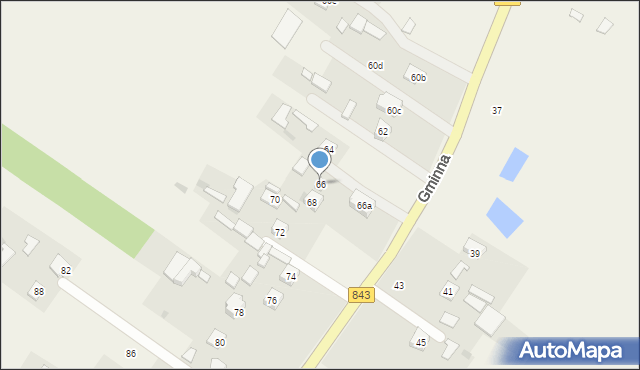 Pokrówka, Gminna, 66, mapa Pokrówka