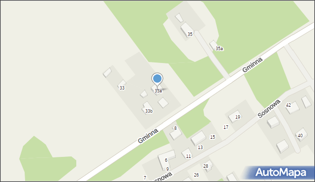 Wancerzów, Gminna, 33a, mapa Wancerzów